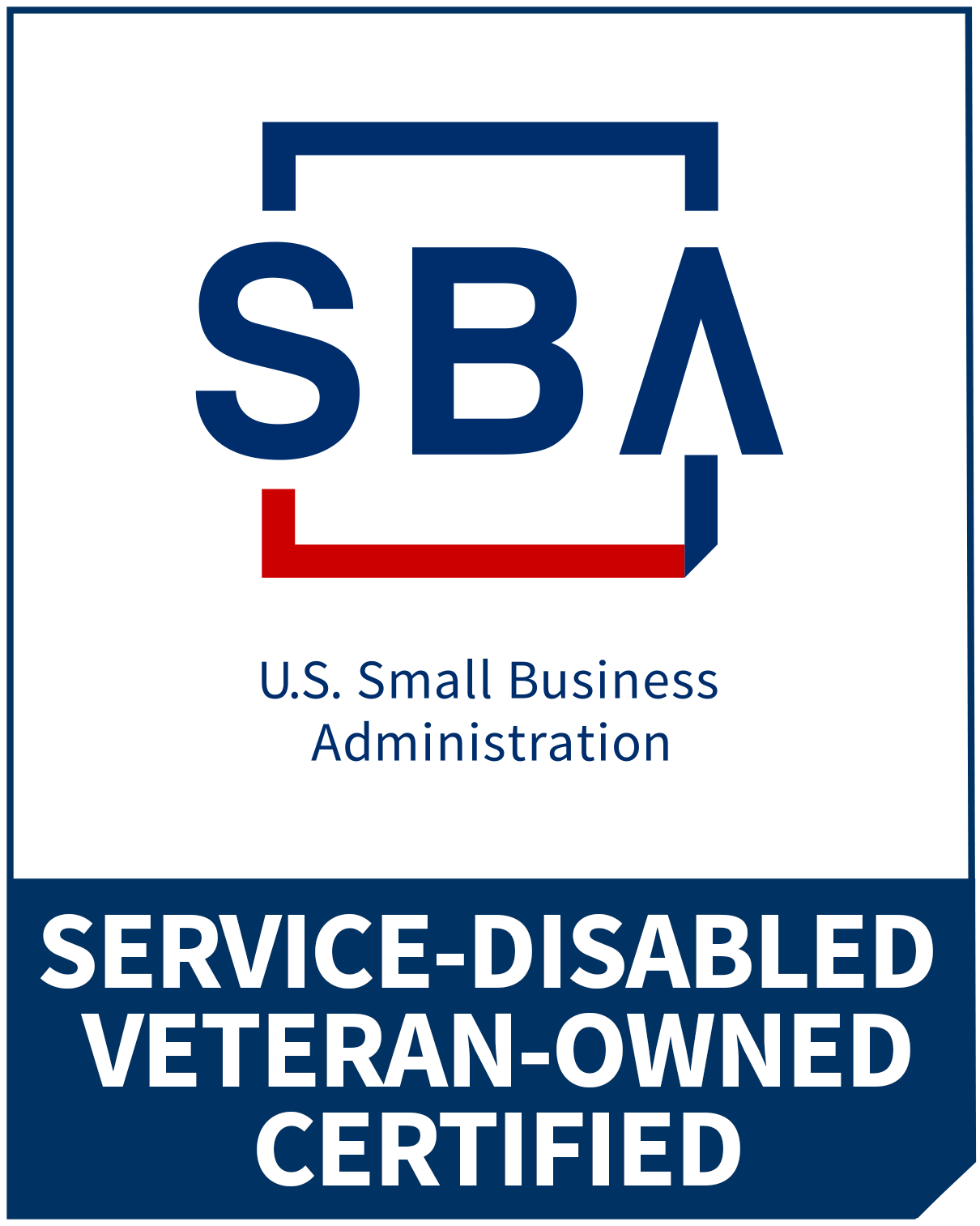 Service-Disabled Veteran-Owned Small Business certified by SBA
